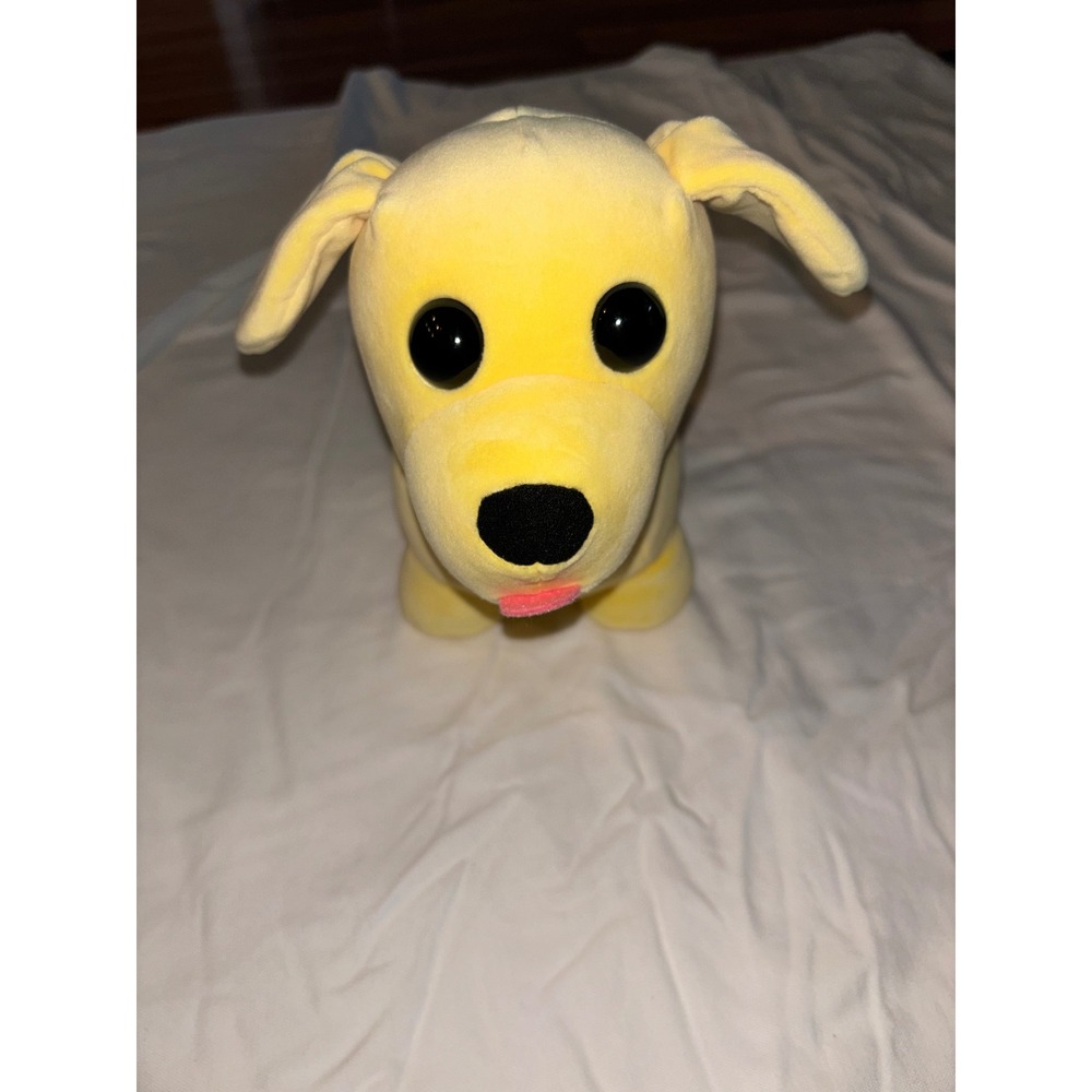 Adopt Me! Uplift Games Yellow Dog Plush Stuffed Animal.